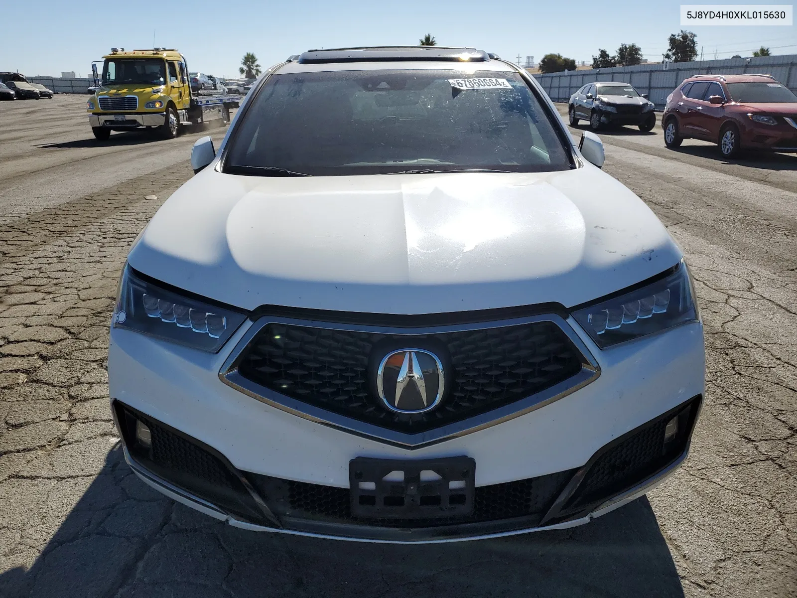 5J8YD4H0XKL015630 2019 Acura Mdx A-Spec