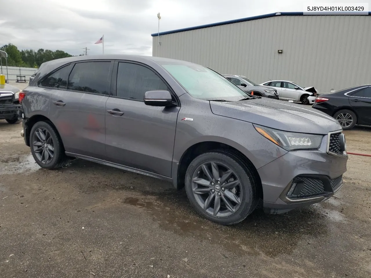 5J8YD4H01KL003429 2019 Acura Mdx A-Spec