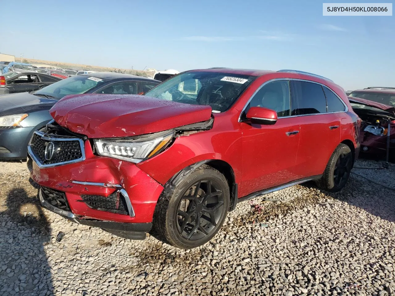 5J8YD4H50KL008066 2019 Acura Mdx Technology