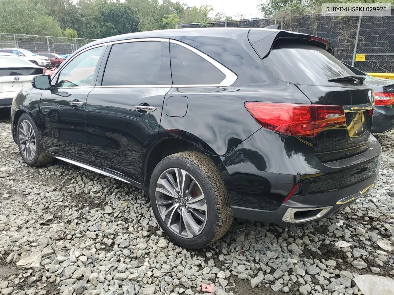 5J8YD4H58KL029926 2019 Acura Mdx Technology