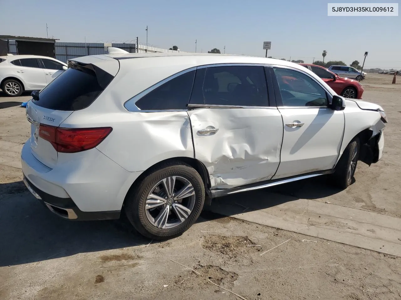 5J8YD3H35KL009612 2019 Acura Mdx