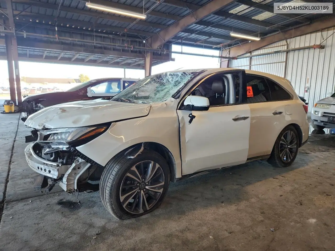 5J8YD4H52KL003189 2019 Acura Mdx Technology