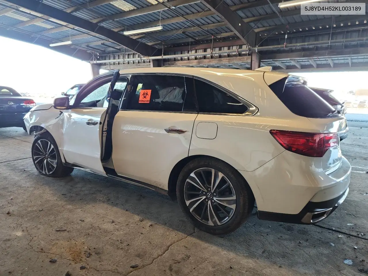 5J8YD4H52KL003189 2019 Acura Mdx Technology