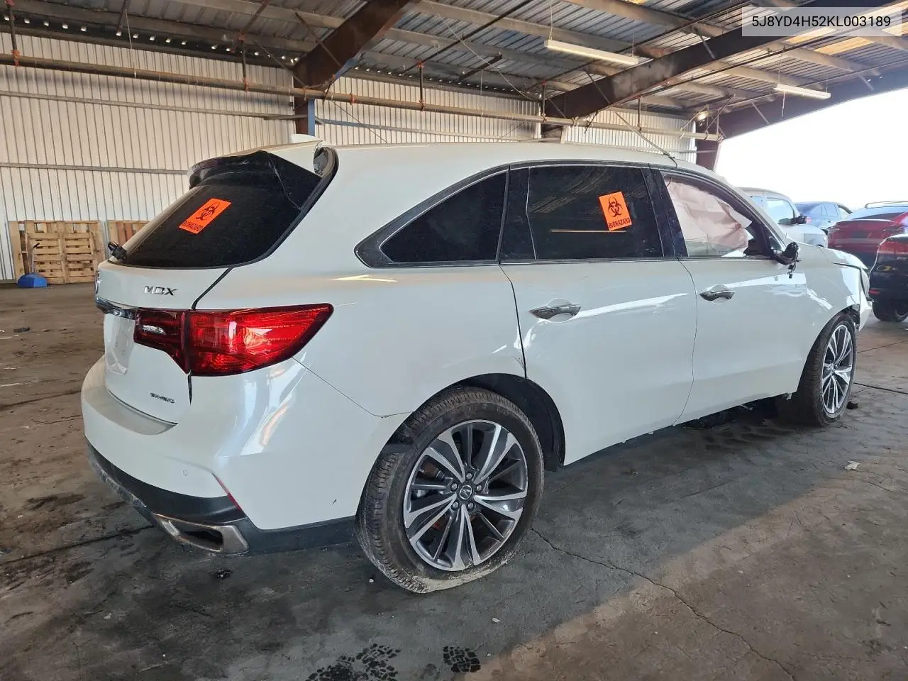 5J8YD4H52KL003189 2019 Acura Mdx Technology