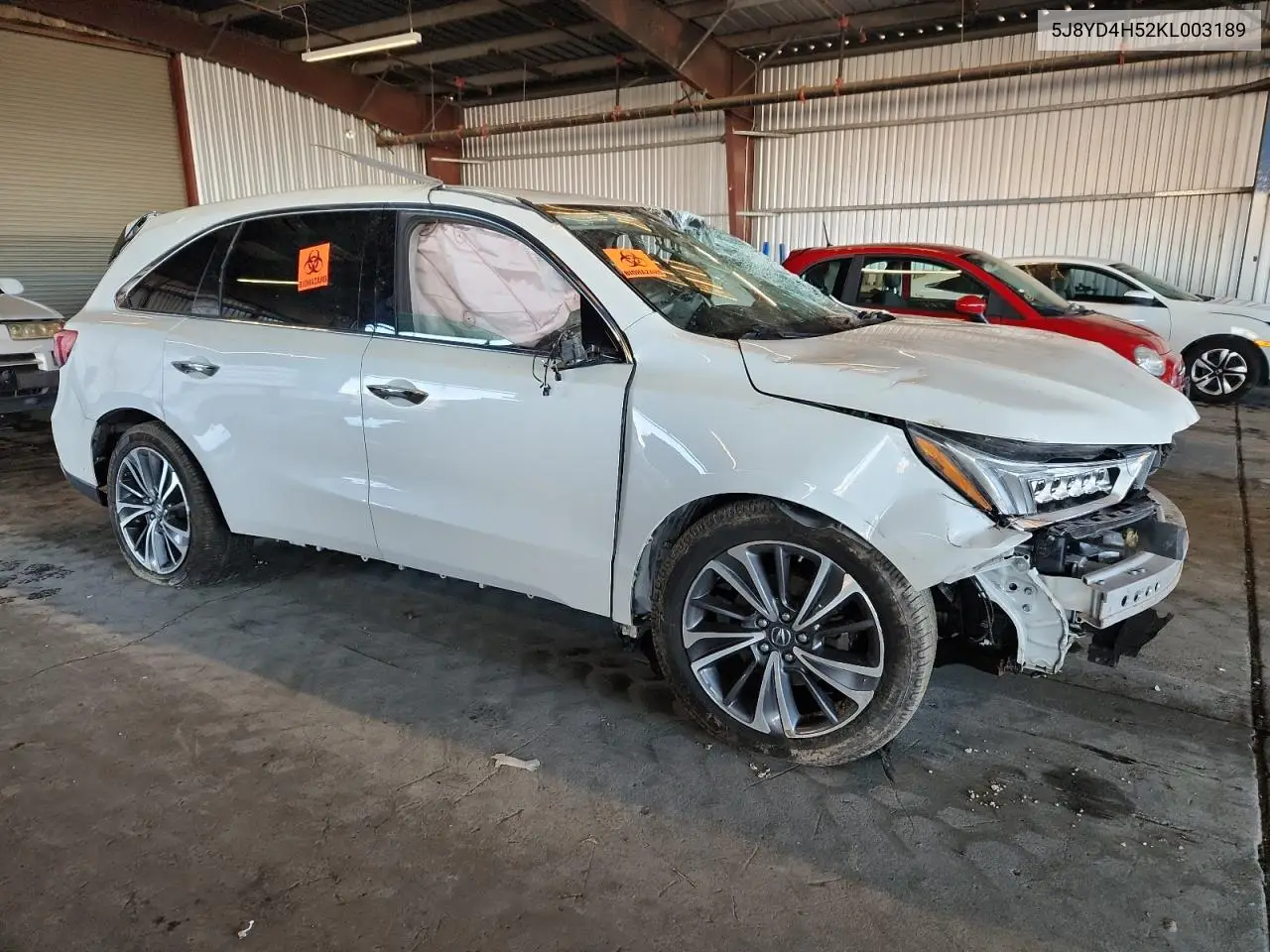 5J8YD4H52KL003189 2019 Acura Mdx Technology