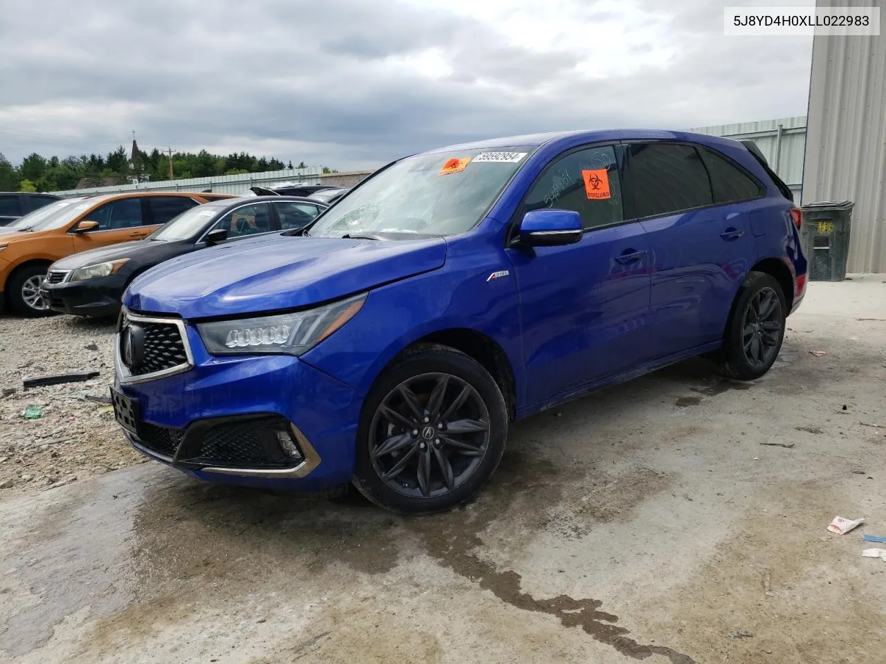 5J8YD4H0XLL022983 2020 Acura Mdx A-Spec