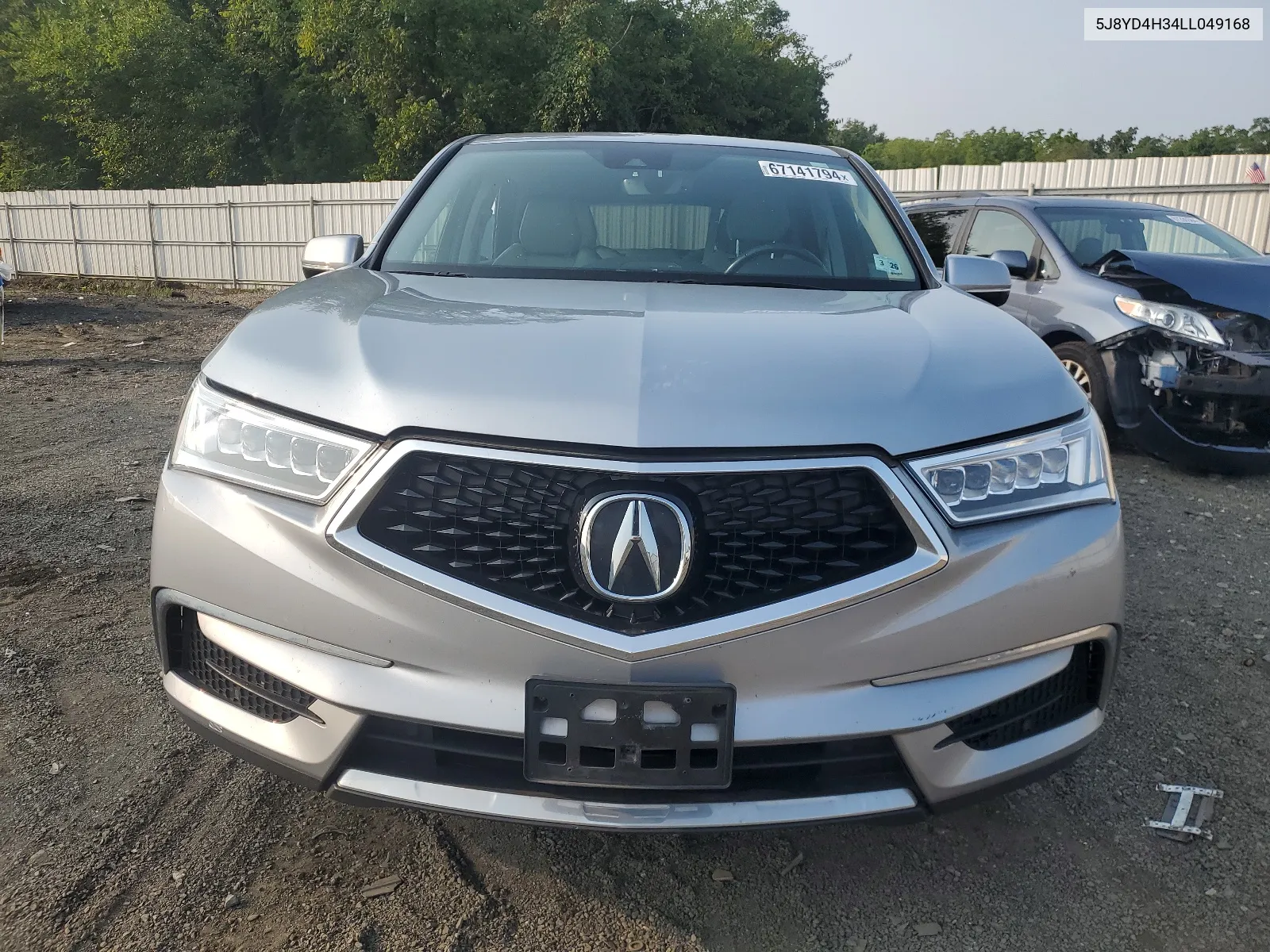 5J8YD4H34LL049168 2020 Acura Mdx