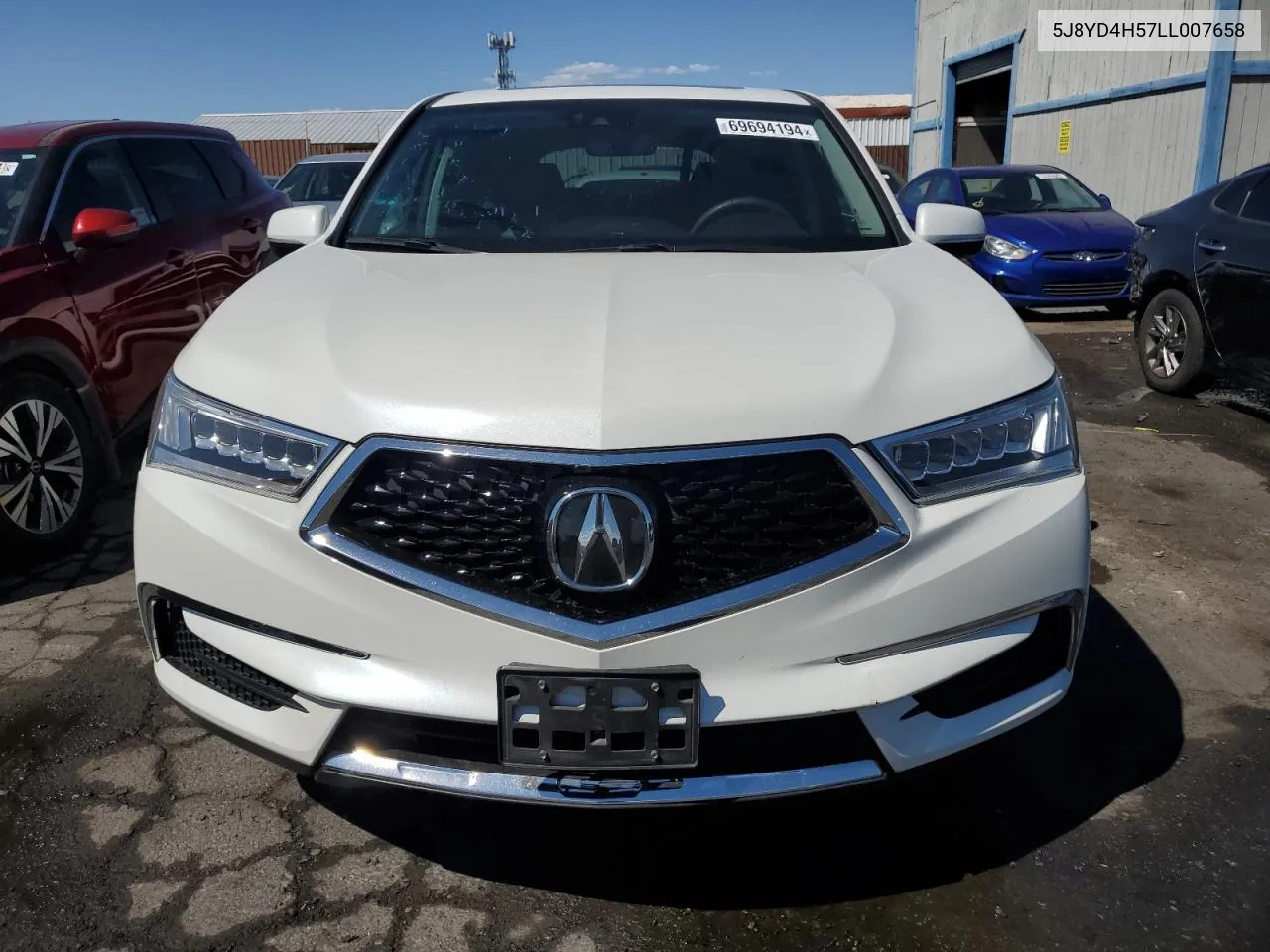 5J8YD4H57LL007658 2020 Acura Mdx Technology