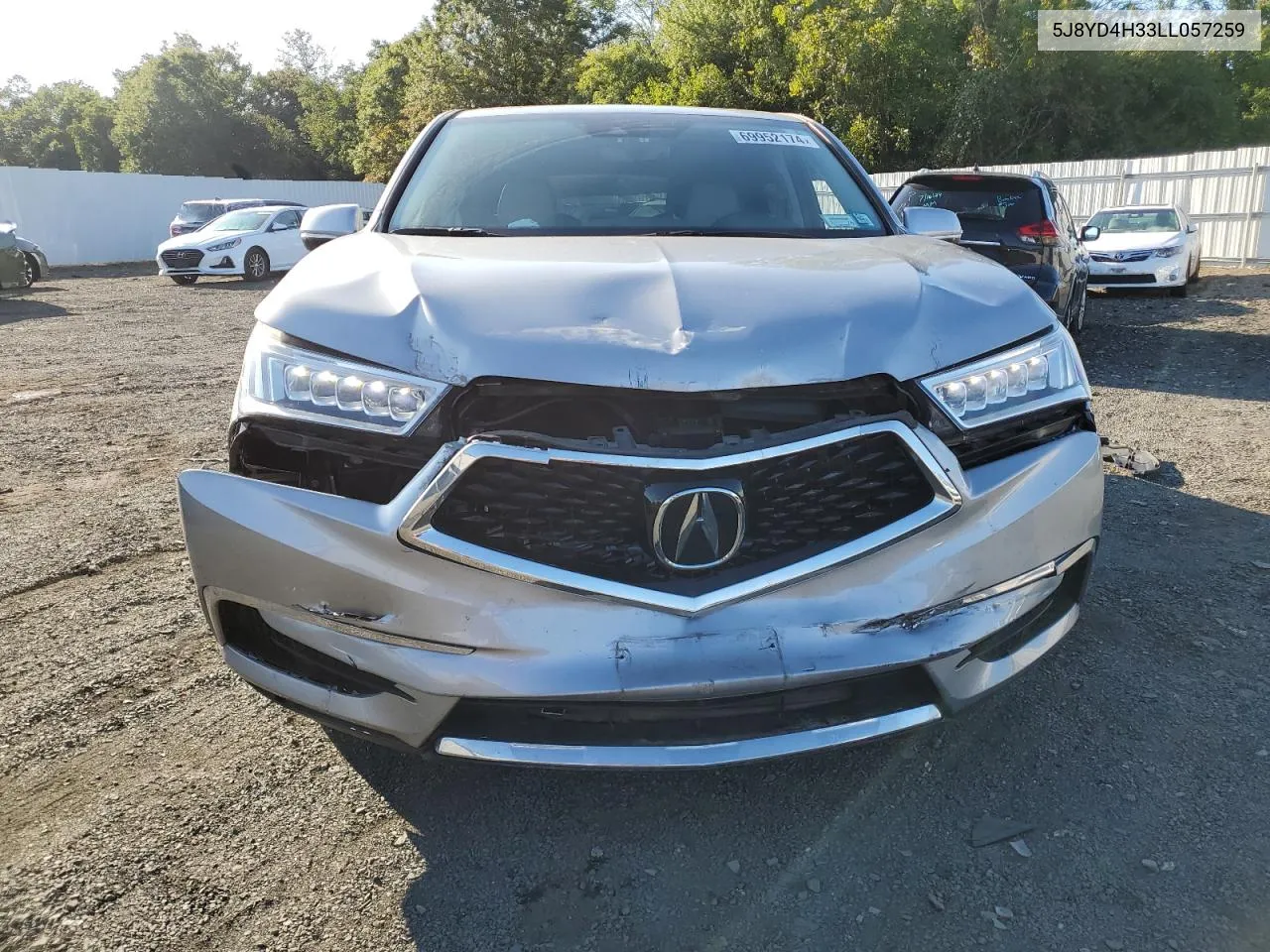 5J8YD4H33LL057259 2020 Acura Mdx