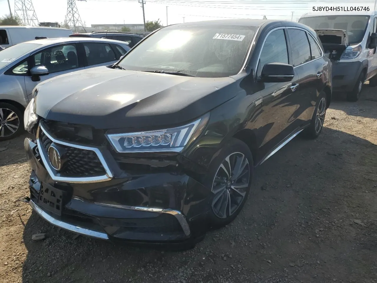 5J8YD4H51LL046746 2020 Acura Mdx Technology