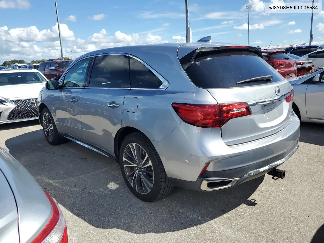 5J8YD3H59LL005534 2020 Acura Mdx Technology