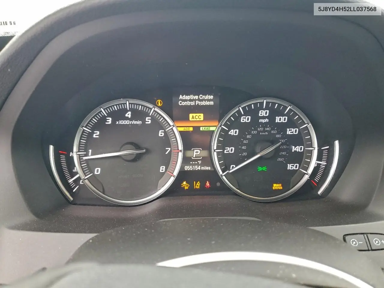 5J8YD4H52LL037568 2020 Acura Mdx Technology