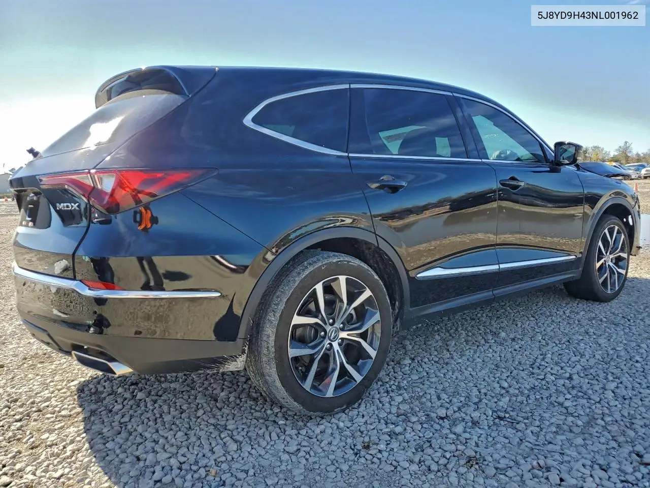 5J8YD9H43NL001962 2022 Acura Mdx Technology