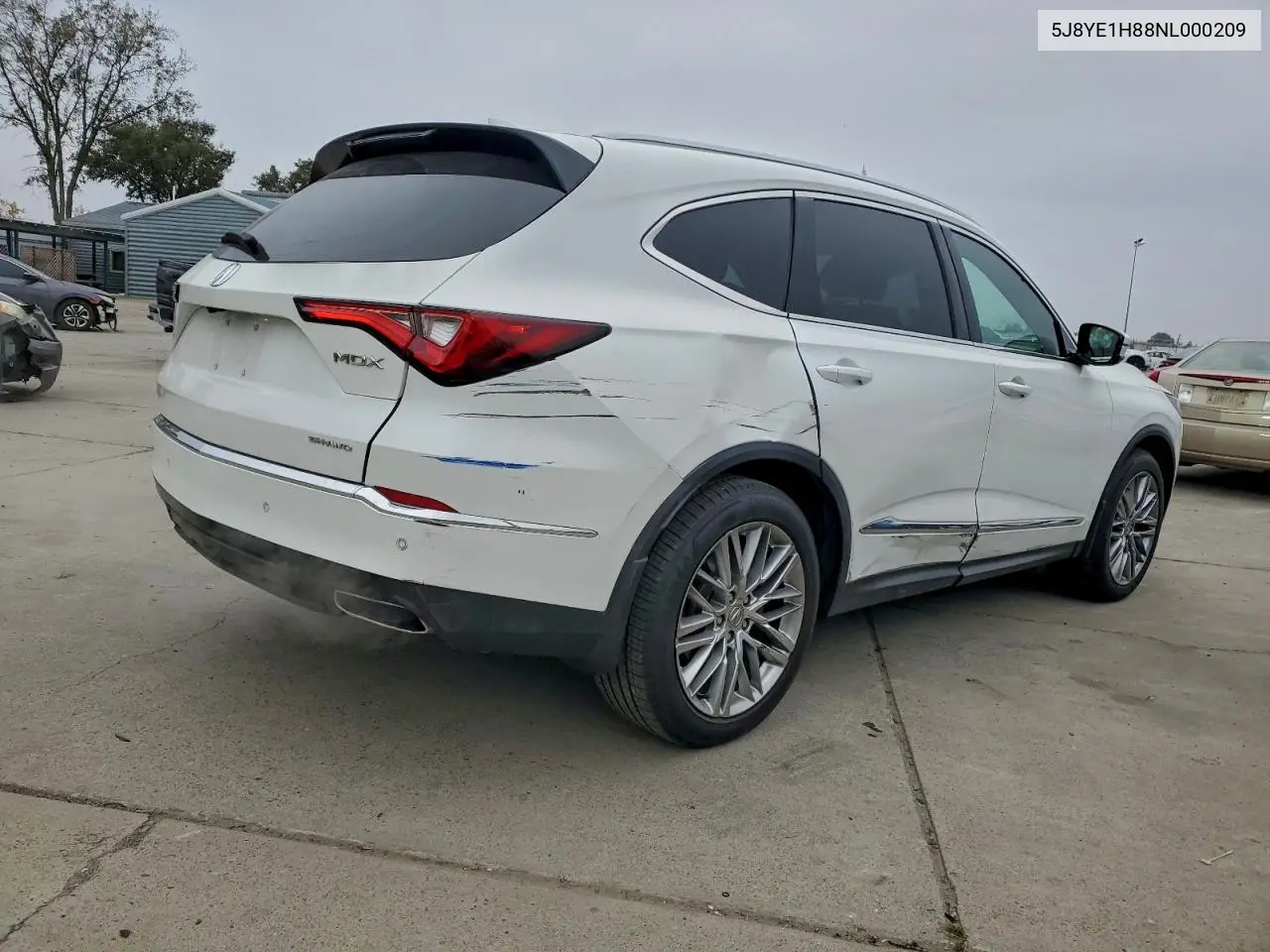 5J8YE1H88NL000209 2022 Acura Mdx Advance