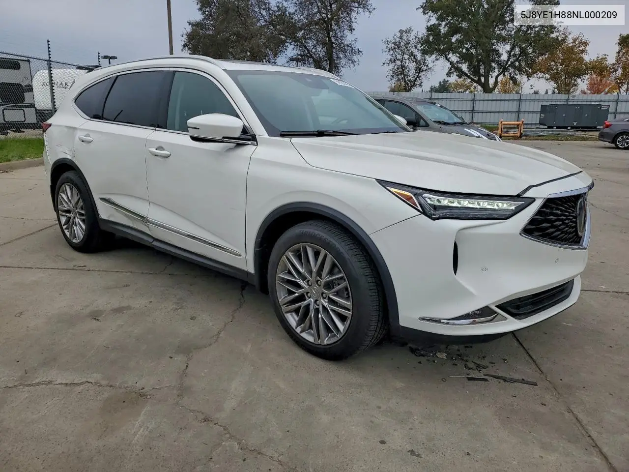 5J8YE1H88NL000209 2022 Acura Mdx Advance
