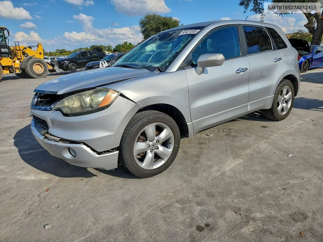 5J8TB18527A012461 2007 Acura Rdx Technology