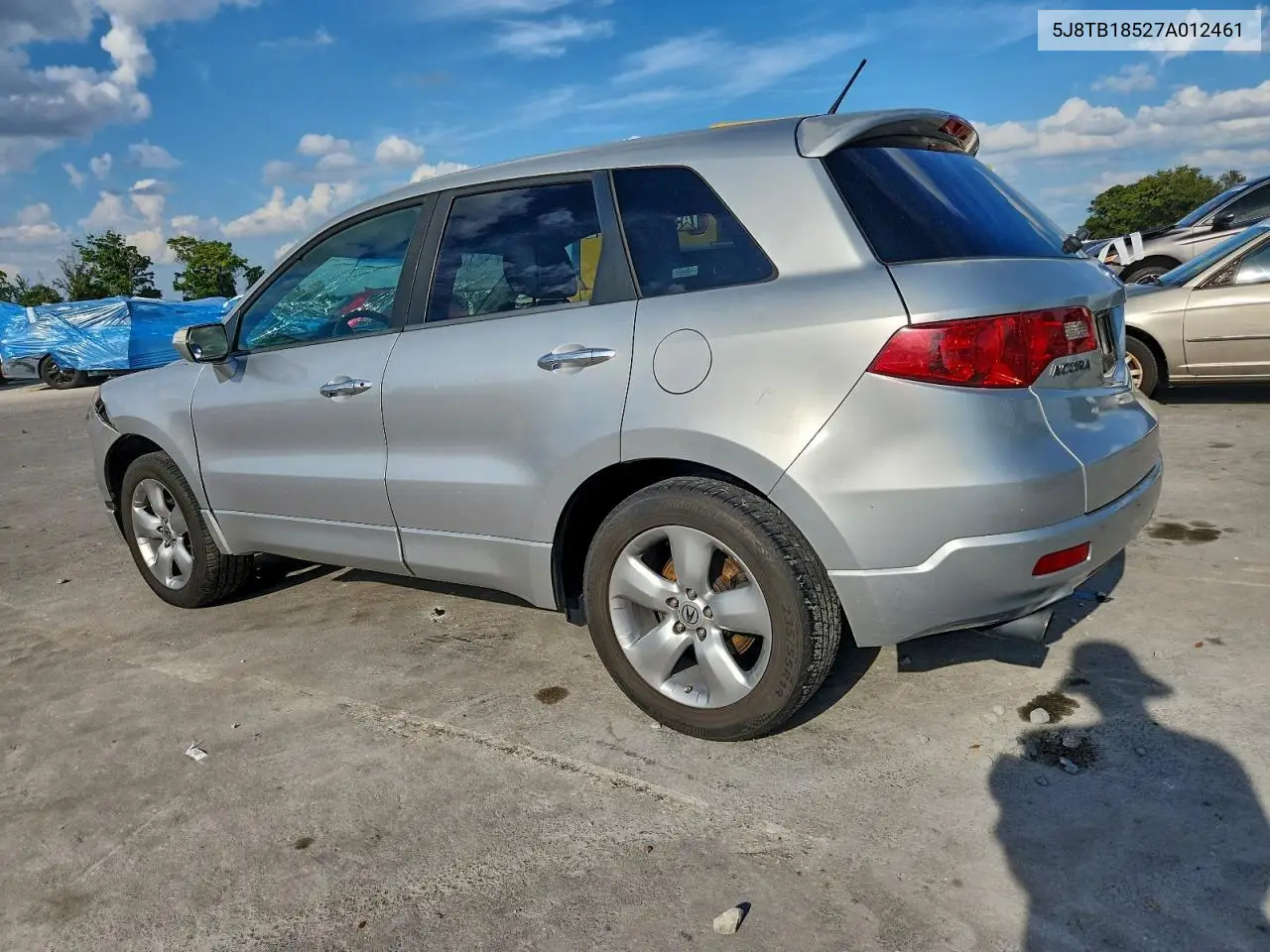 5J8TB18527A012461 2007 Acura Rdx Technology