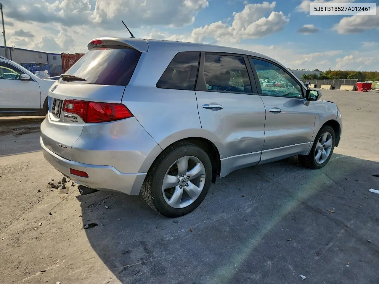 5J8TB18527A012461 2007 Acura Rdx Technology