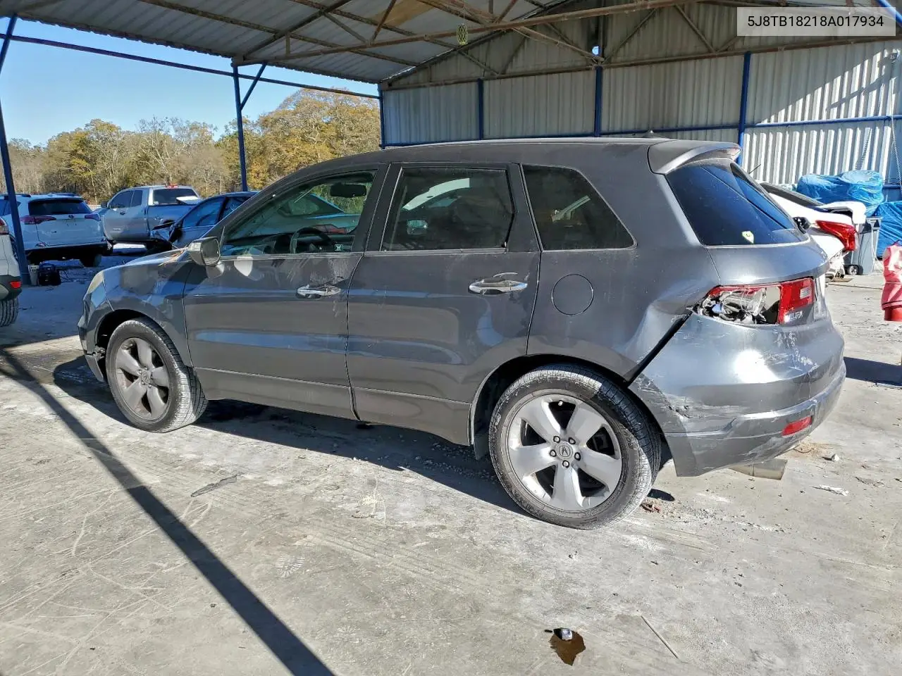 5J8TB18218A017934 2008 Acura Rdx