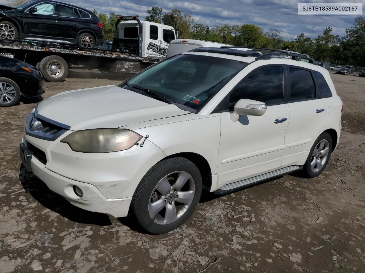 5J8TB18539A002167 2009 Acura Rdx Technology