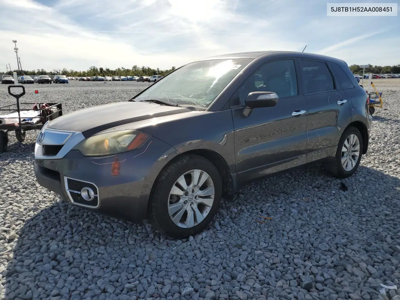 5J8TB1H52AA008451 2010 Acura Rdx Technology