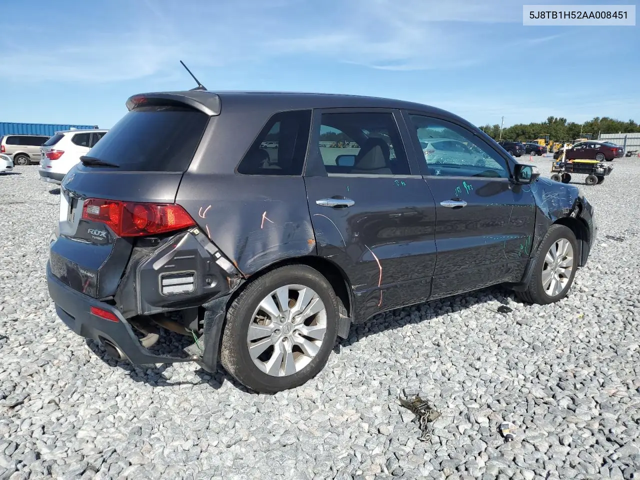 5J8TB1H52AA008451 2010 Acura Rdx Technology