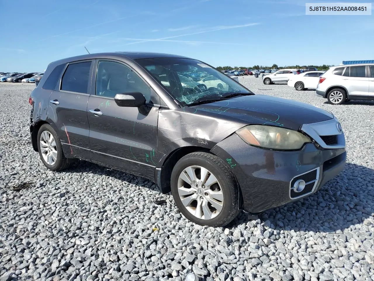 5J8TB1H52AA008451 2010 Acura Rdx Technology