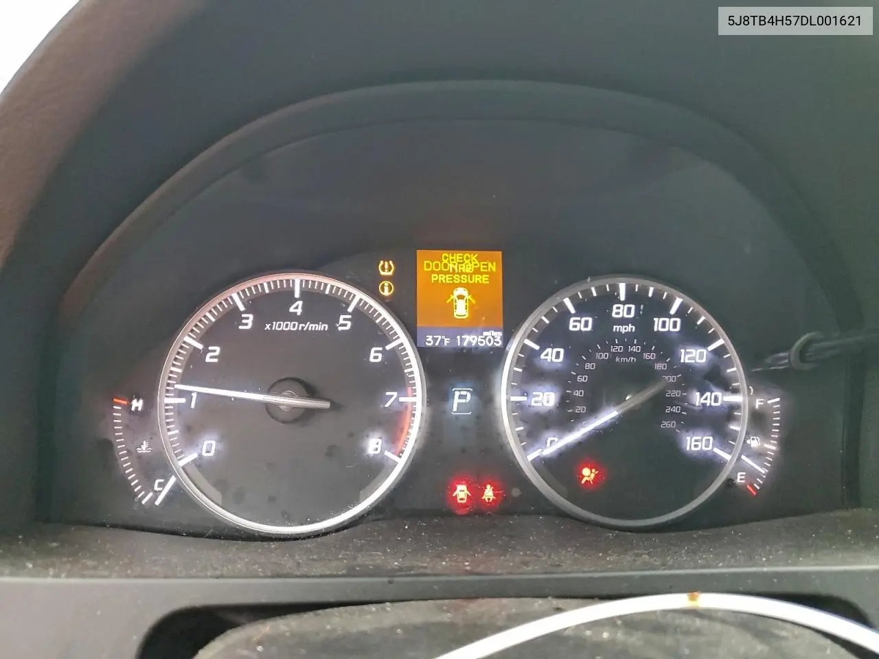5J8TB4H57DL001621 2013 Acura Rdx Technology