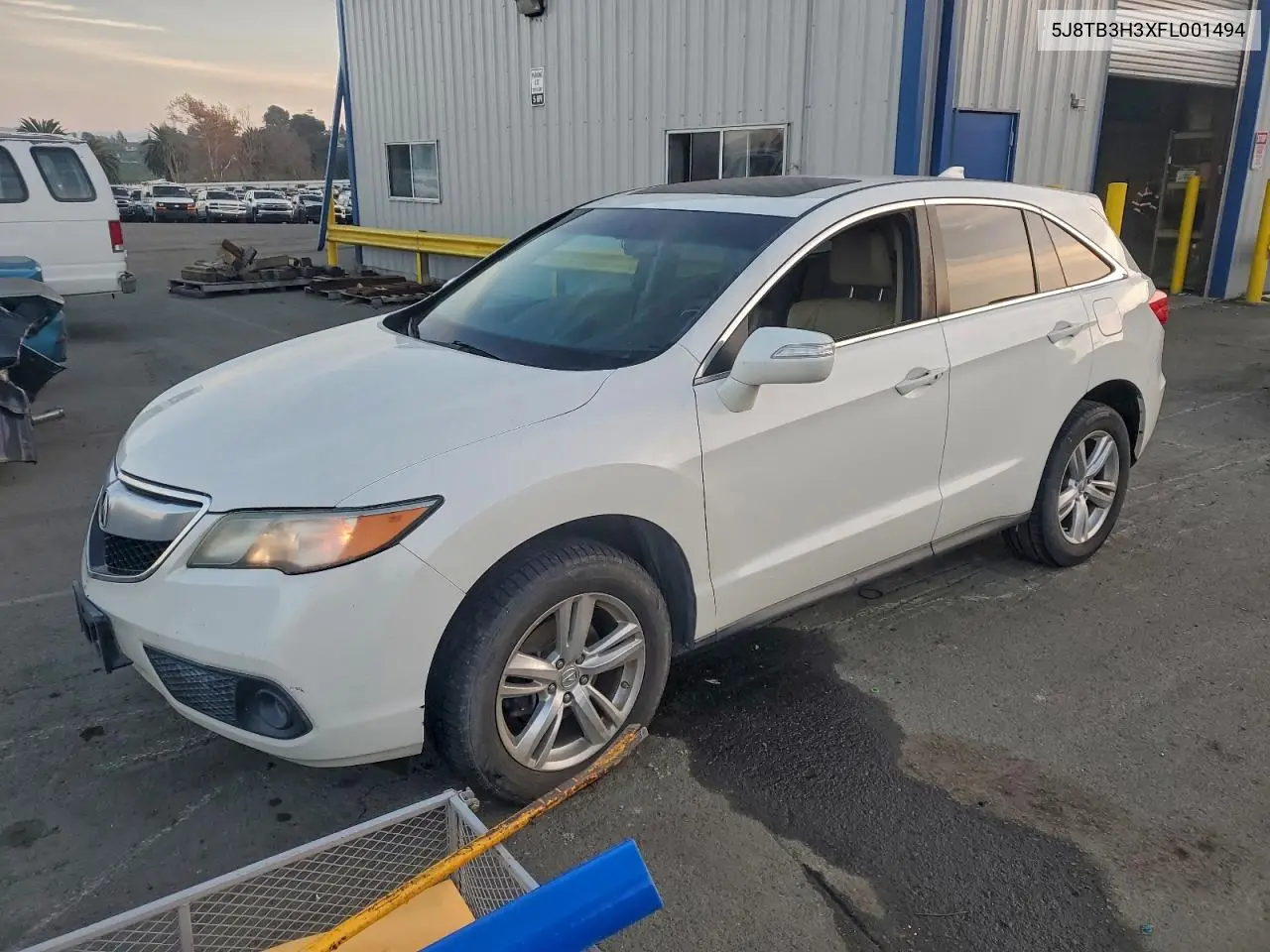 5J8TB3H3XFL001494 2015 Acura Rdx