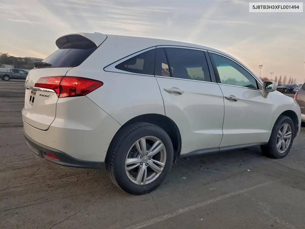 5J8TB3H3XFL001494 2015 Acura Rdx