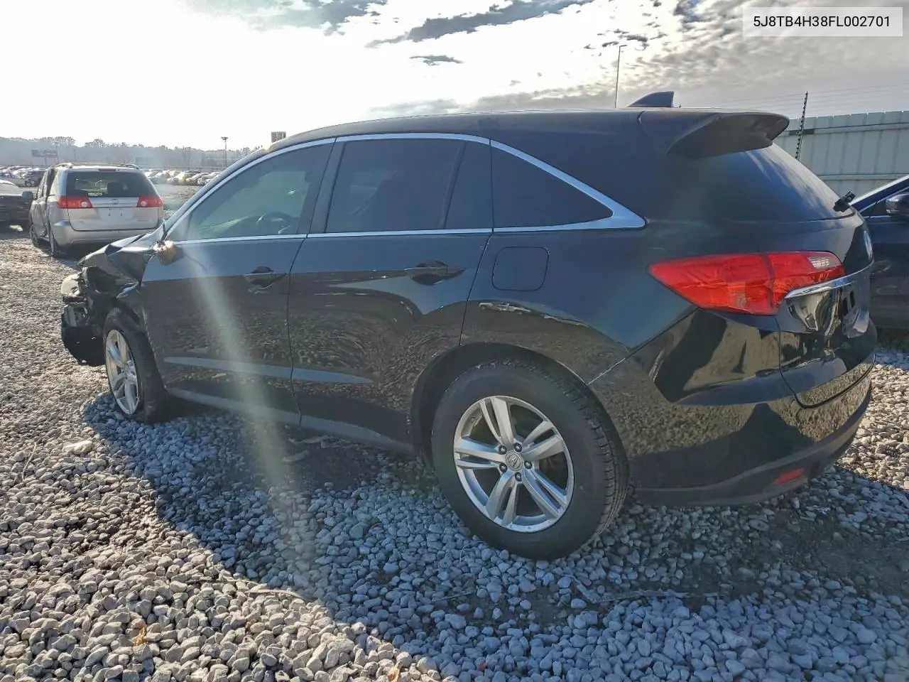 5J8TB4H38FL002701 2015 Acura Rdx