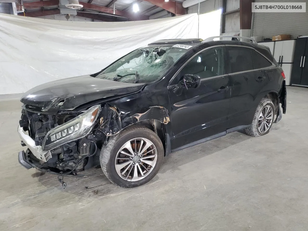 5J8TB4H70GL018668 2016 Acura Rdx Advance