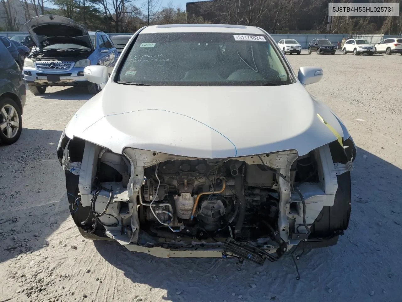 5J8TB4H55HL025731 2017 Acura Rdx Technology