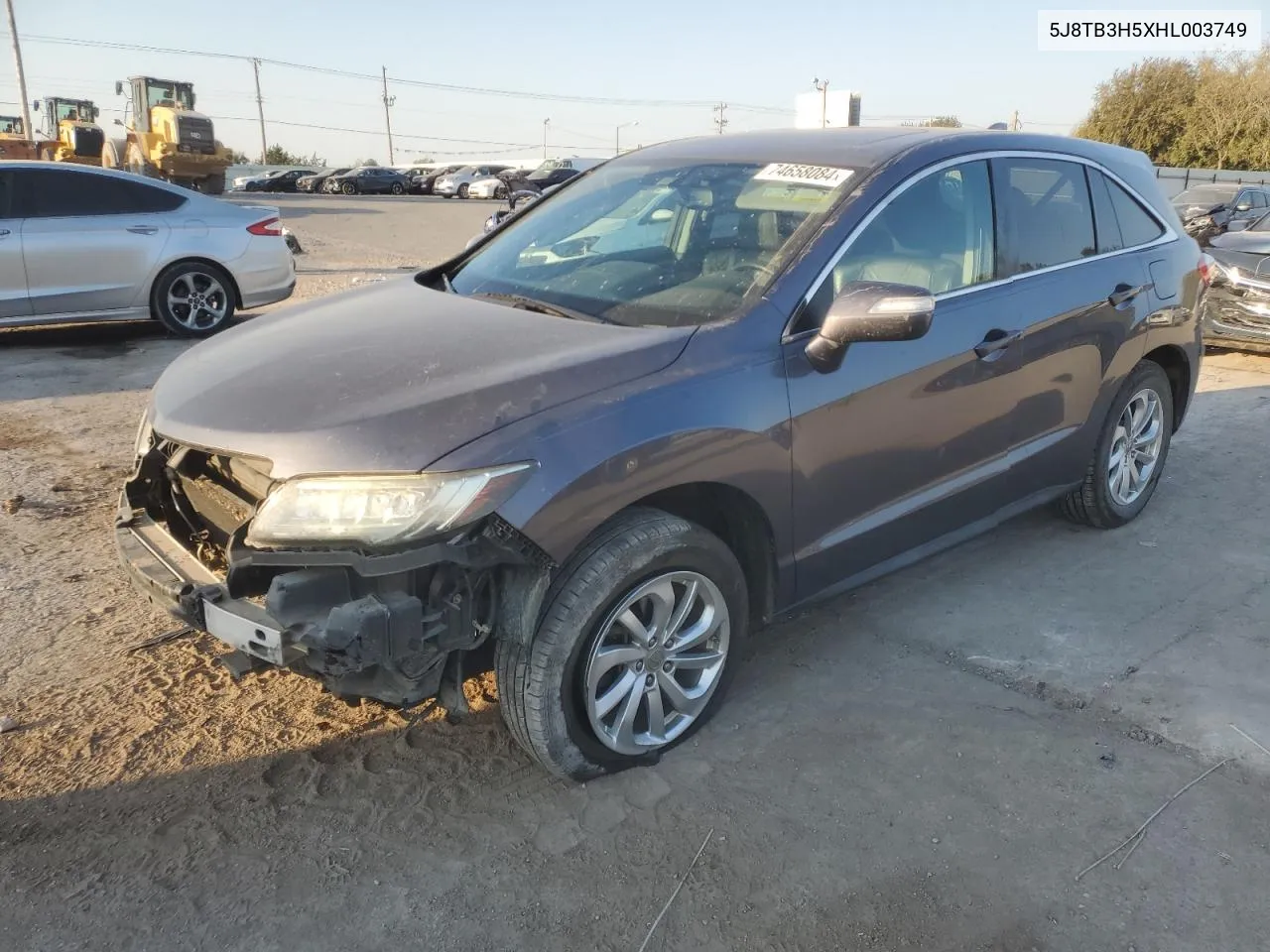 5J8TB3H5XHL003749 2017 Acura Rdx Technology