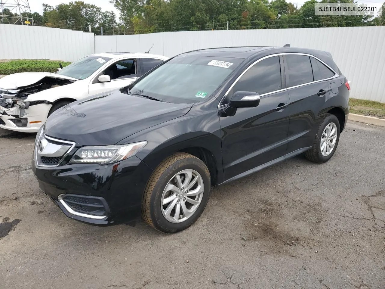 5J8TB4H58JL022201 2018 Acura Rdx Technology