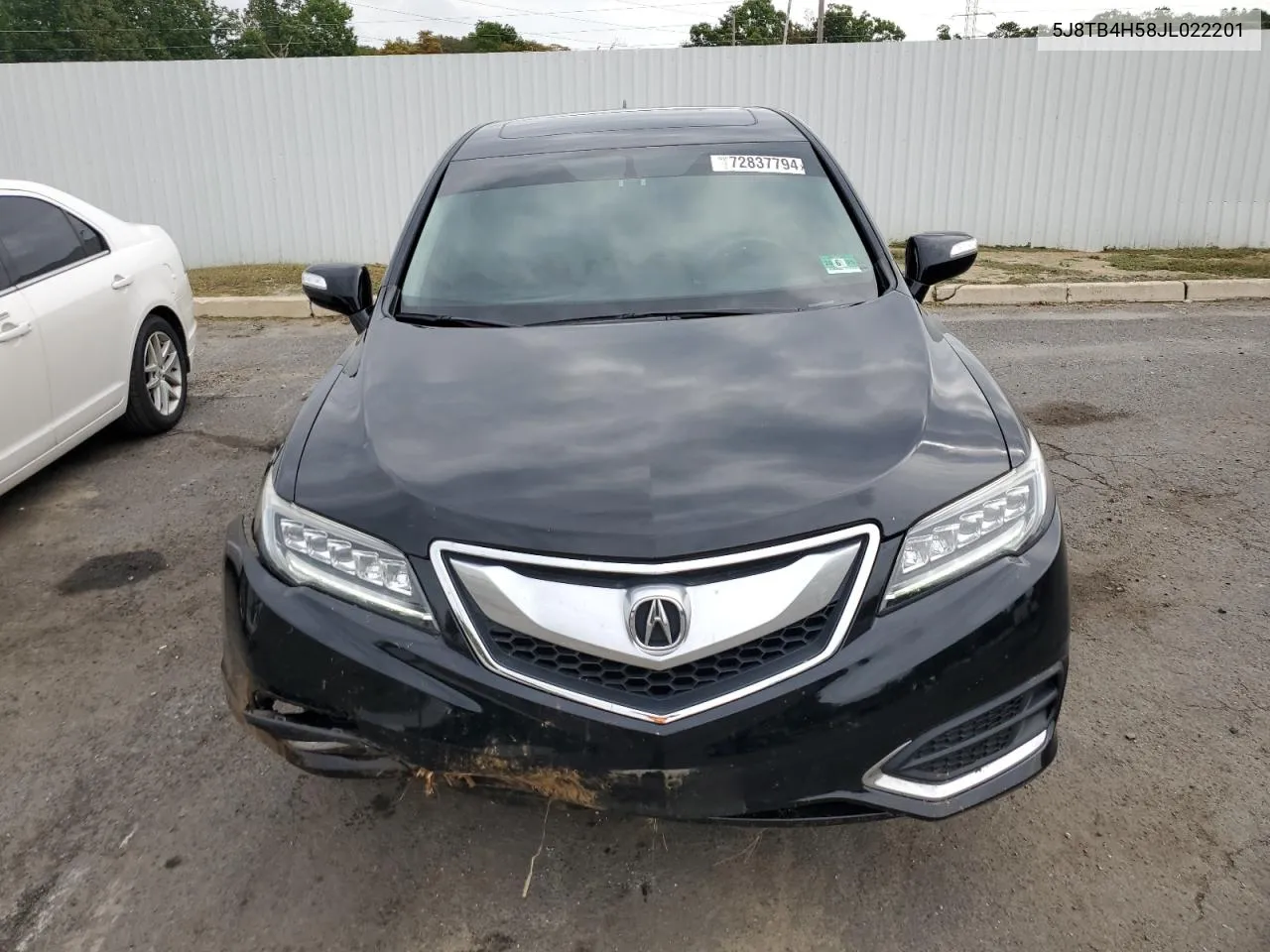 5J8TB4H58JL022201 2018 Acura Rdx Technology