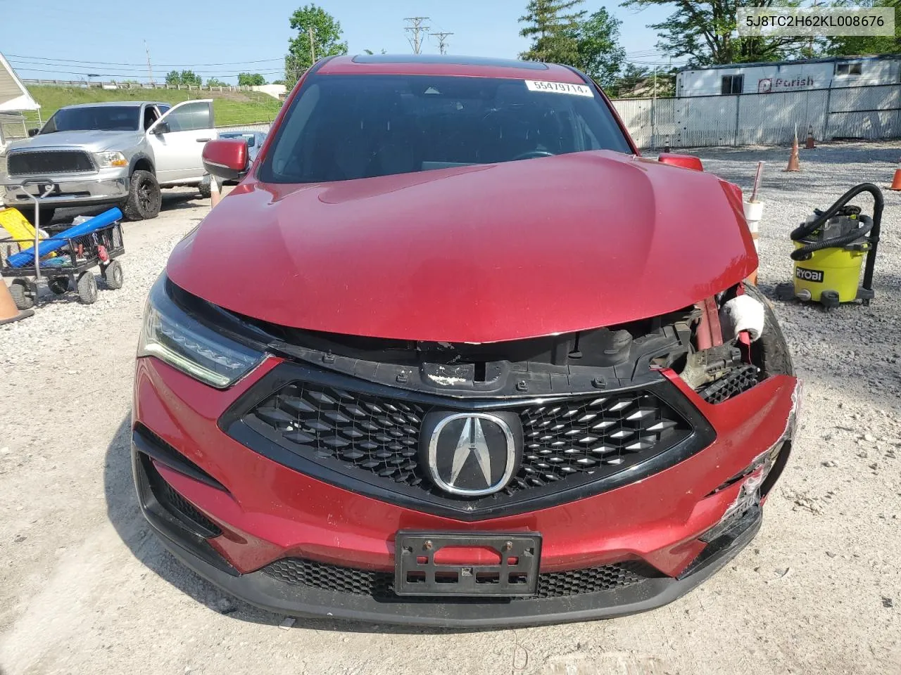 5J8TC2H62KL008676 2019 Acura Rdx A-Spec