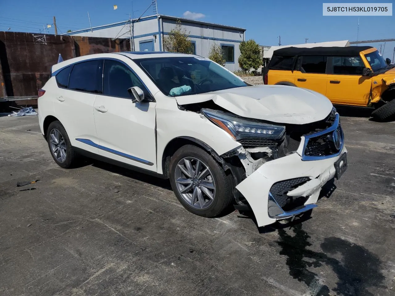 5J8TC1H53KL019705 2019 Acura Rdx Technology