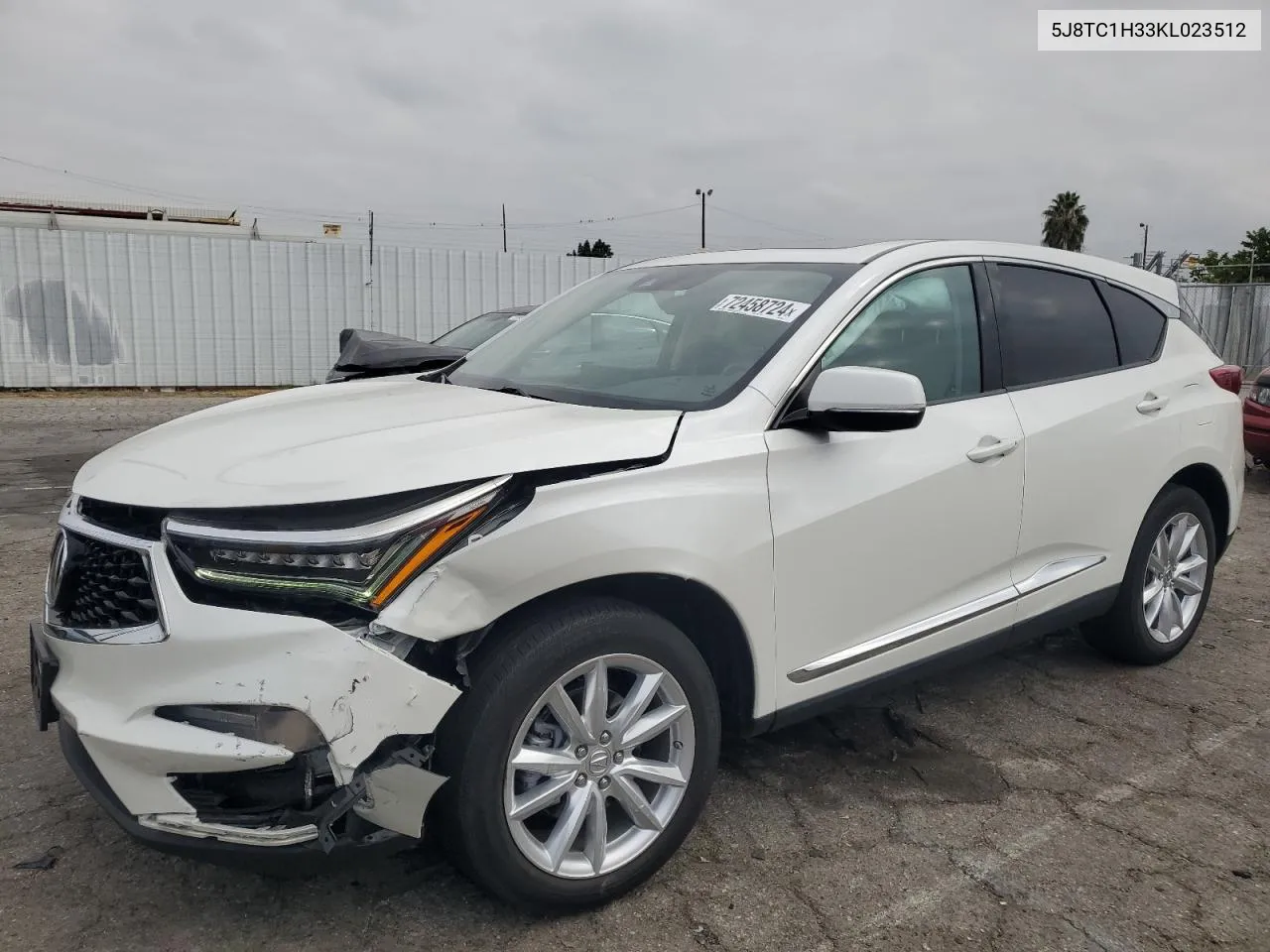 5J8TC1H33KL023512 2019 Acura Rdx