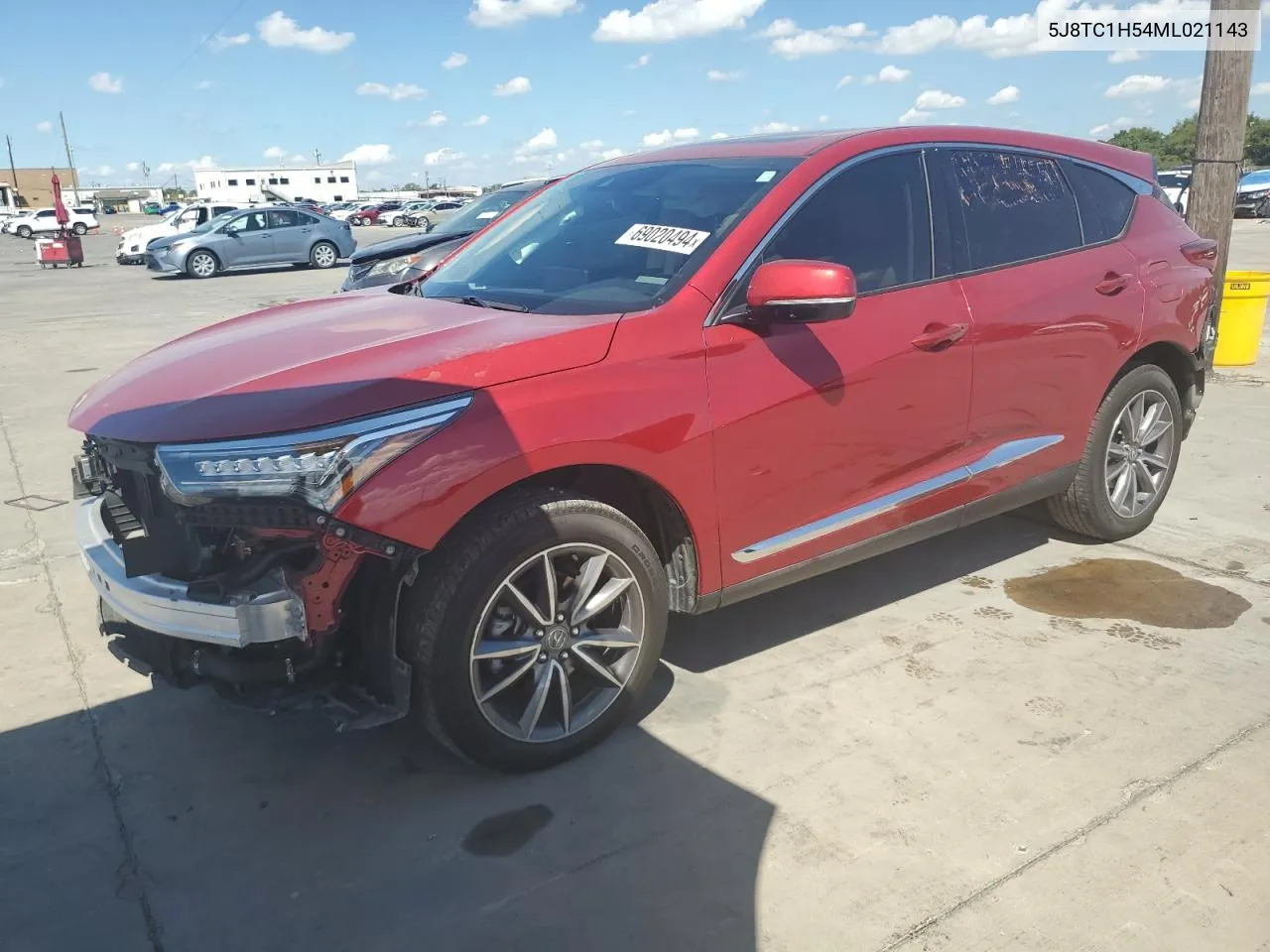 5J8TC1H54ML021143 2021 Acura Rdx Technology