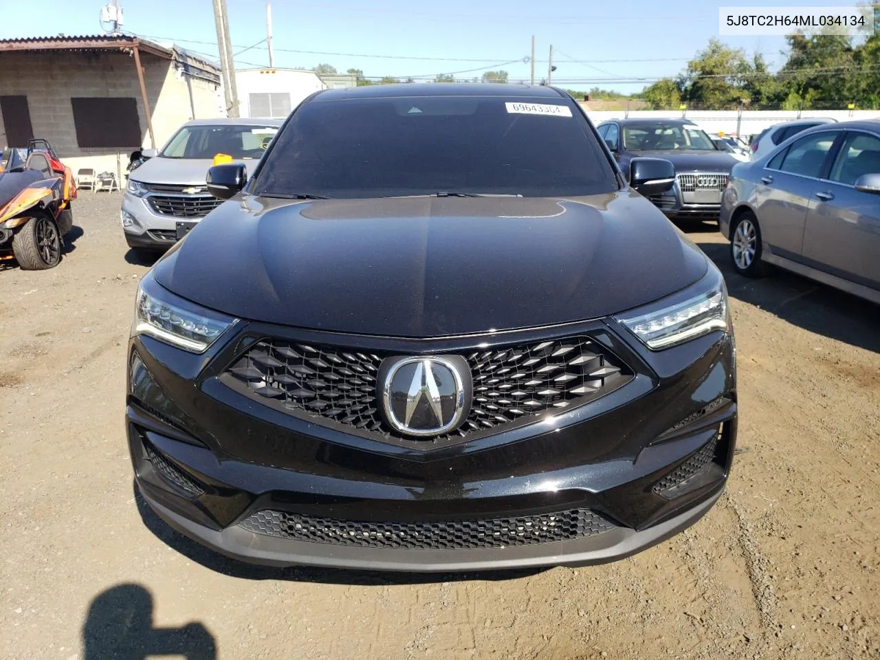 5J8TC2H64ML034134 2021 Acura Rdx A-Spec