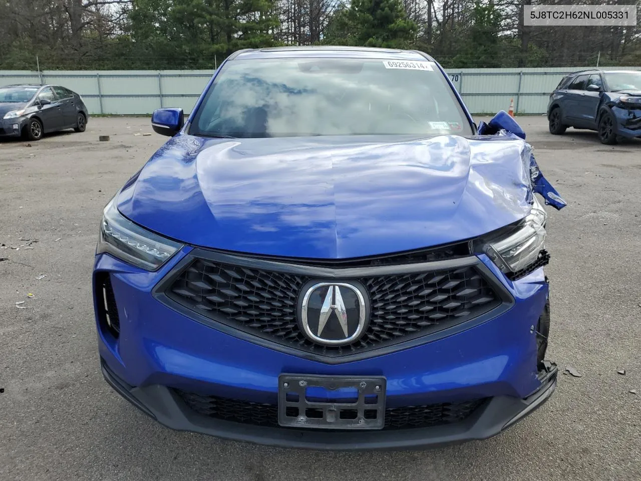 5J8TC2H62NL005331 2022 Acura Rdx A-Spec