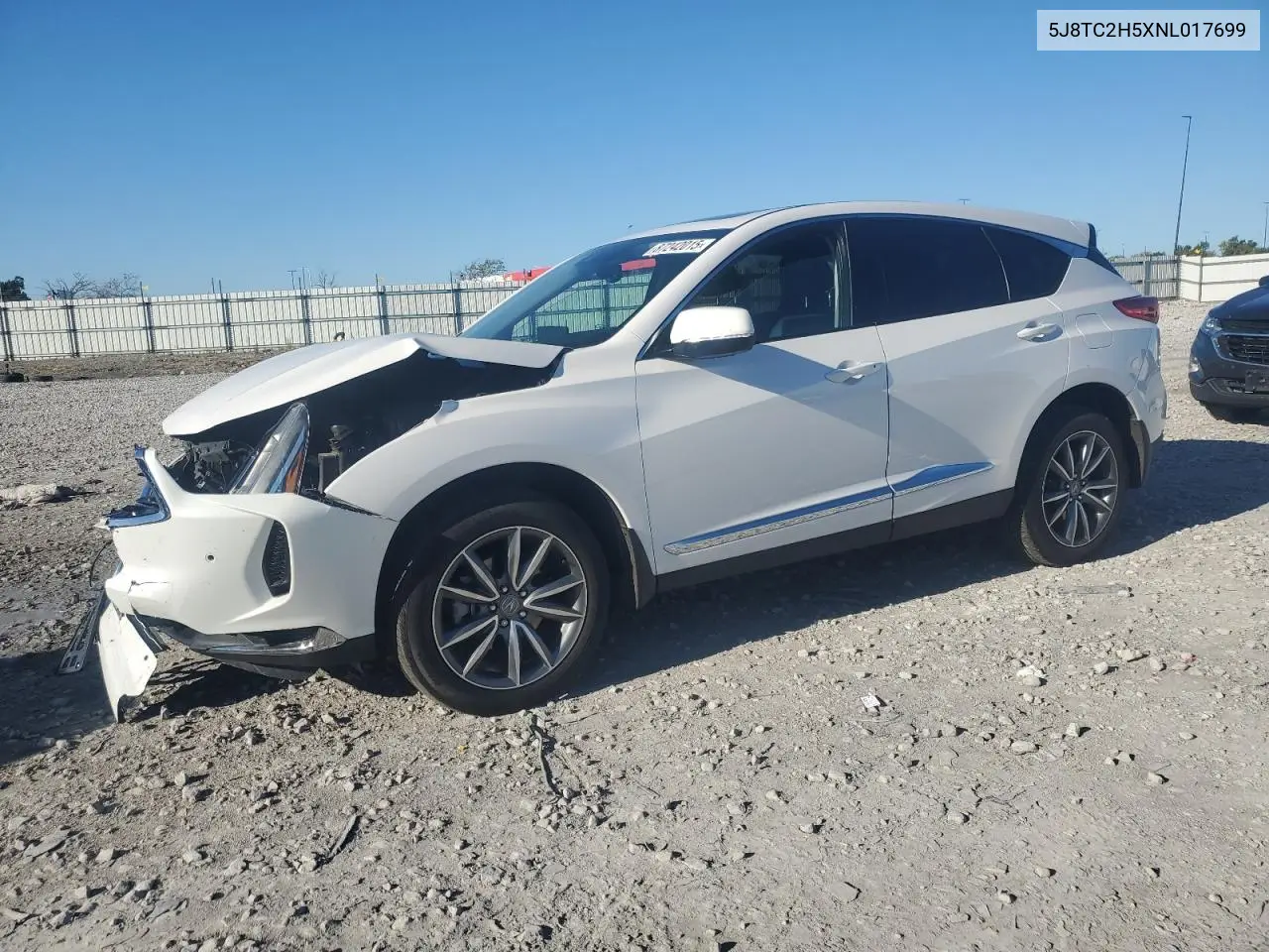 5J8TC2H5XNL017699 2022 Acura Rdx Technology
