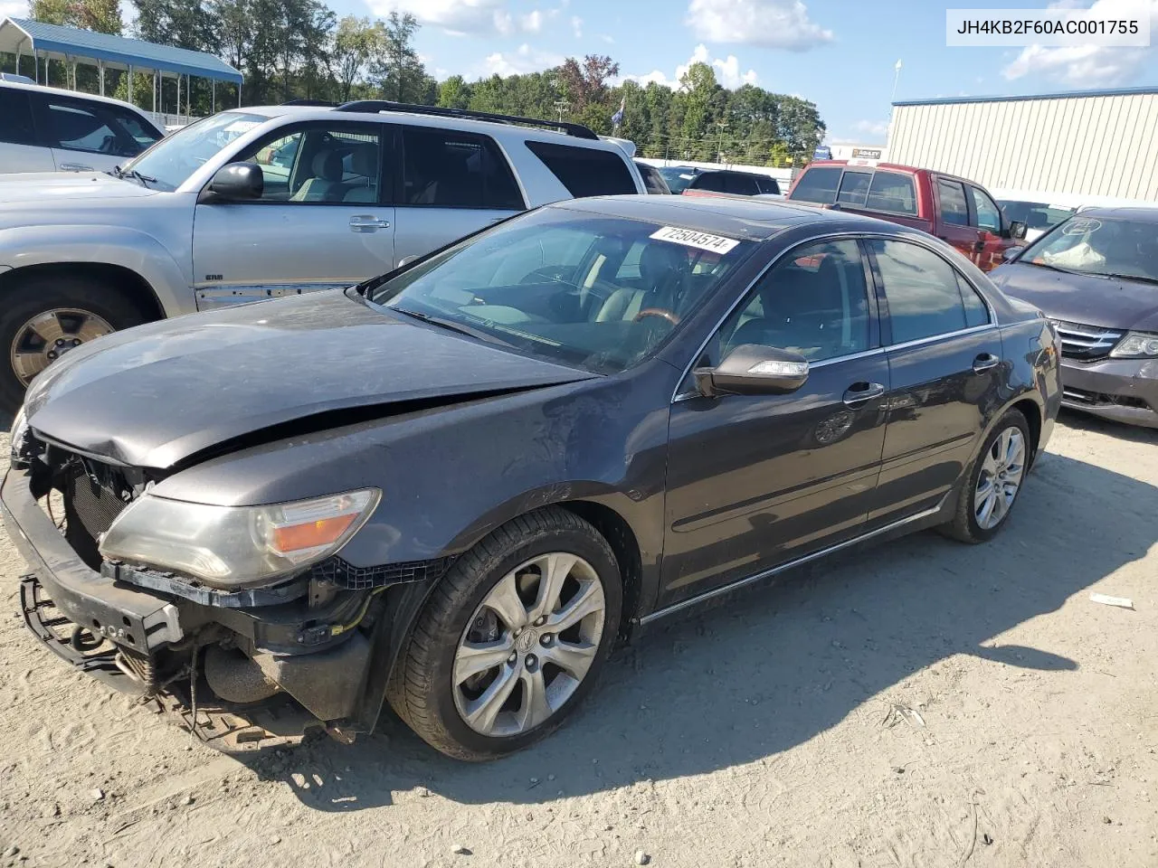 JH4KB2F60AC001755 2010 Acura Rl