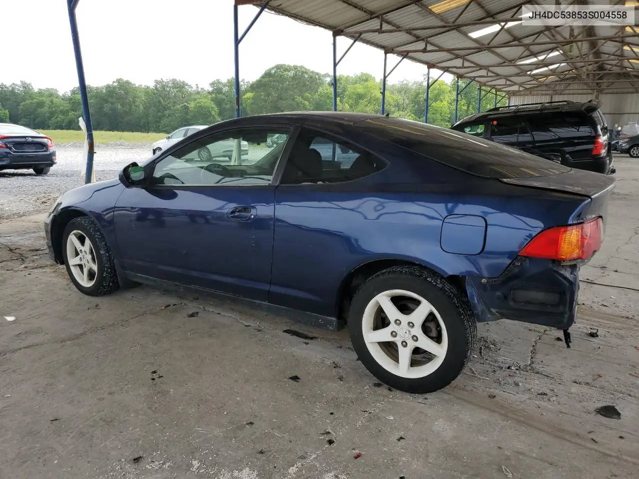 JH4DC53853S004558 2003 Acura Rsx