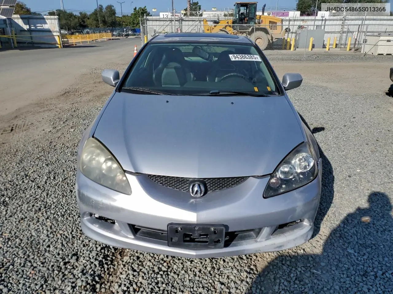 JH4DC54865S013366 2005 Acura Rsx
