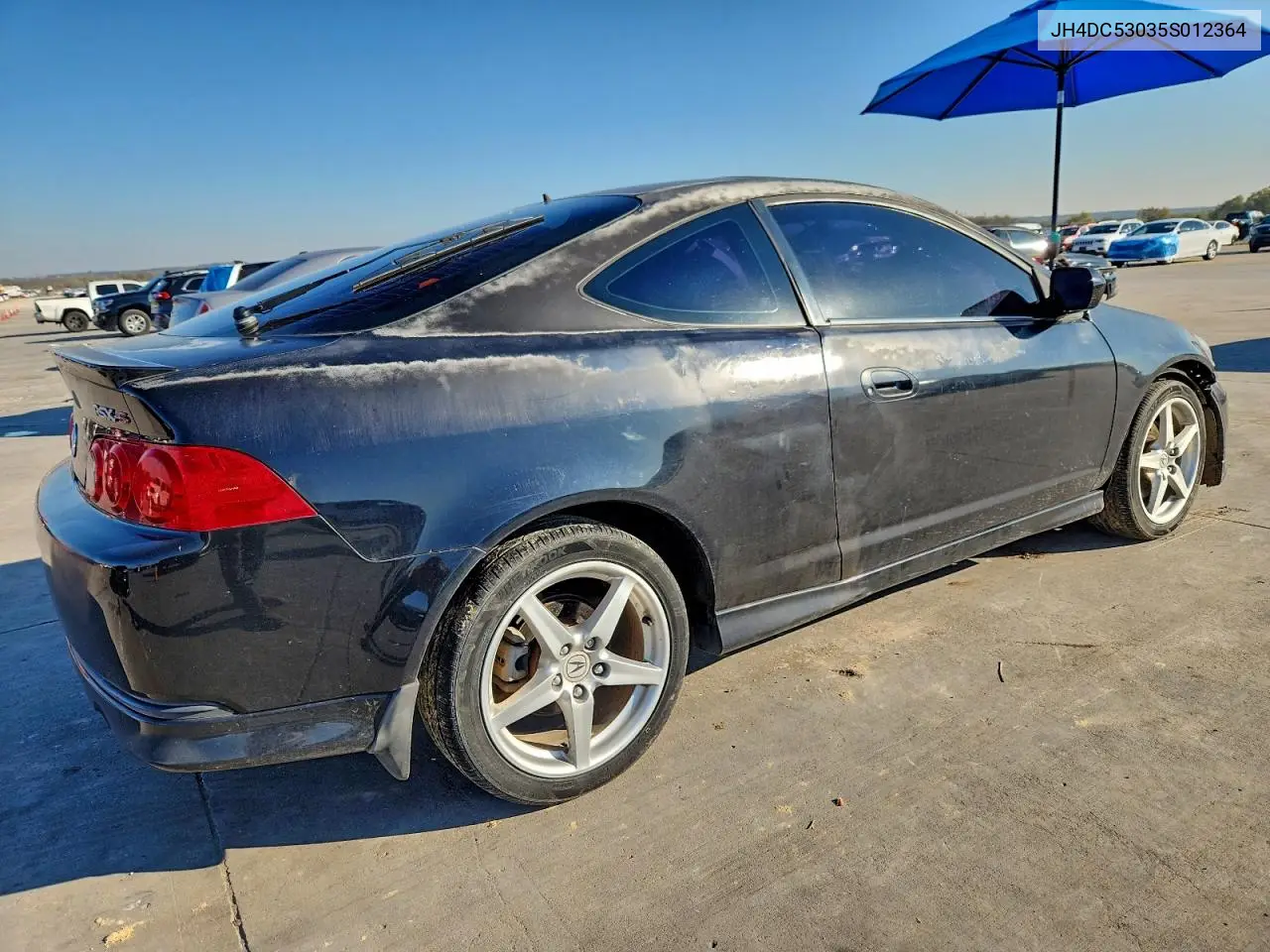 JH4DC53035S012364 2005 Acura Rsx Type-S