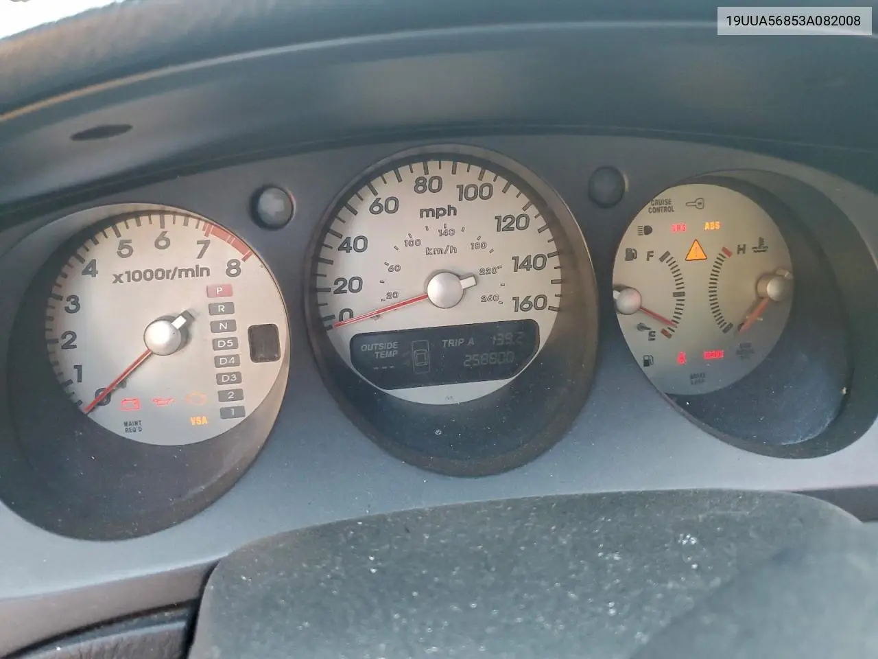 19UUA56853A082008 2003 Acura 3.2Tl Type-S