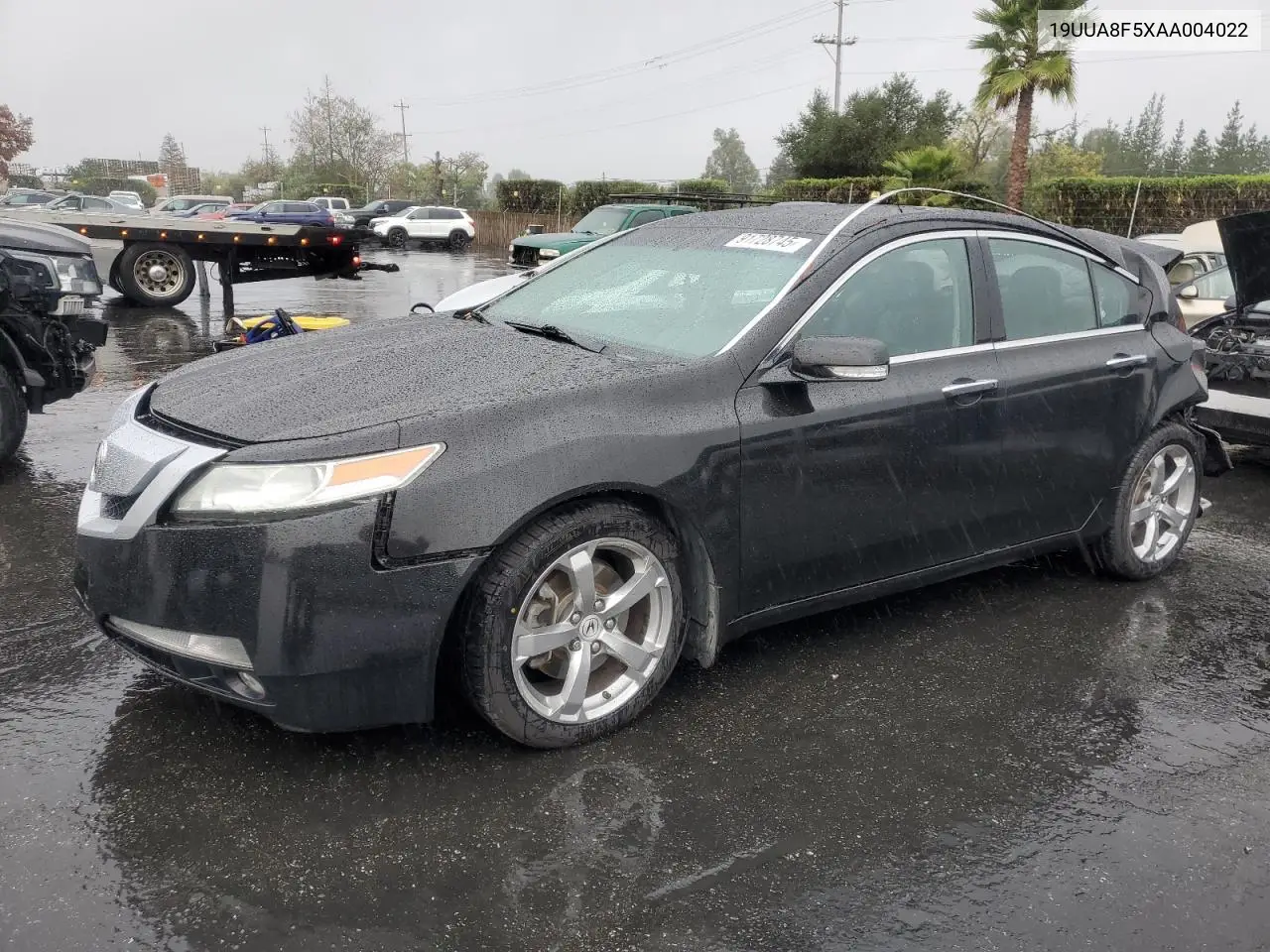 19UUA8F5XAA004022 2010 Acura Tl