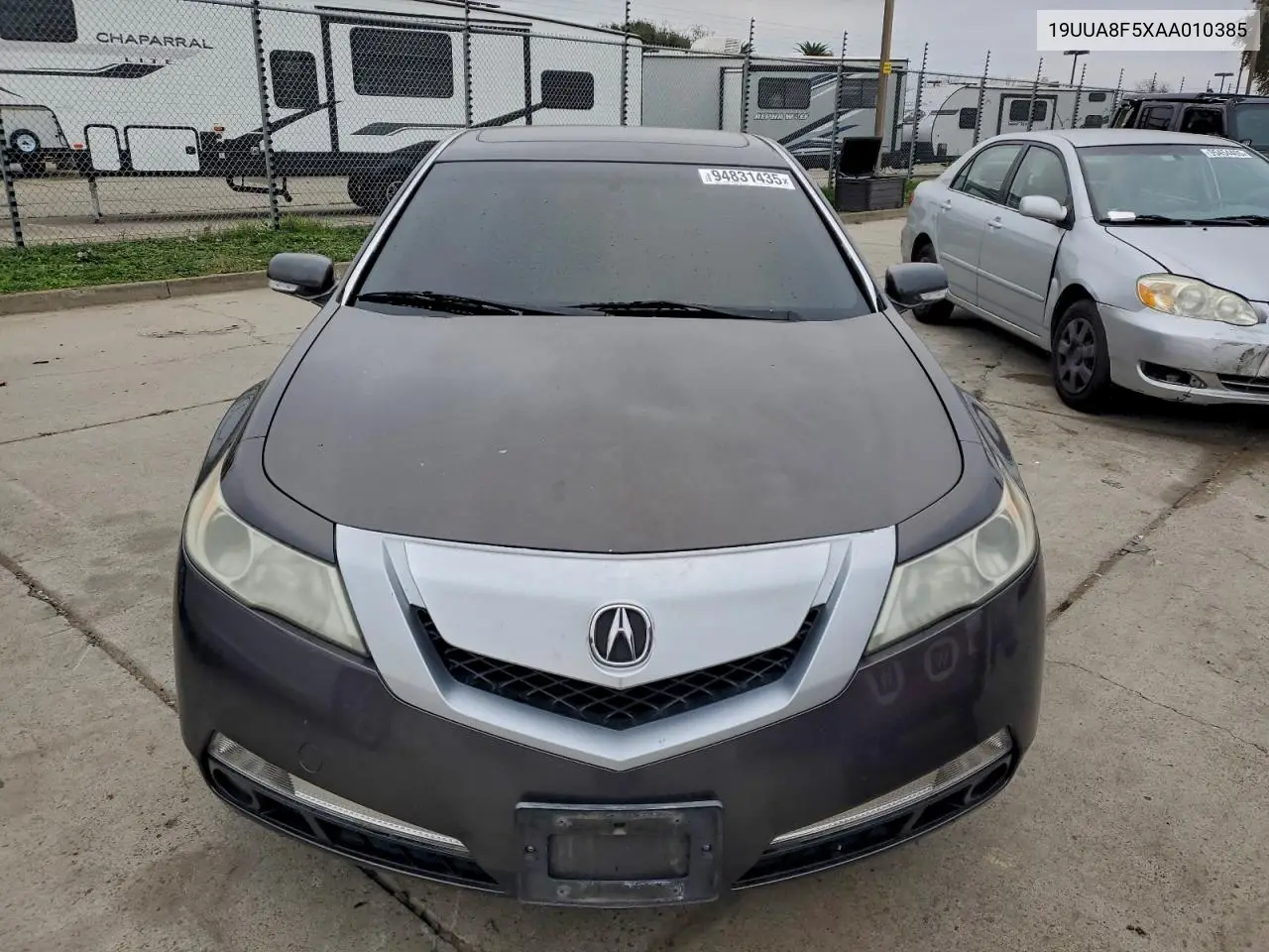 19UUA8F5XAA010385 2010 Acura Tl